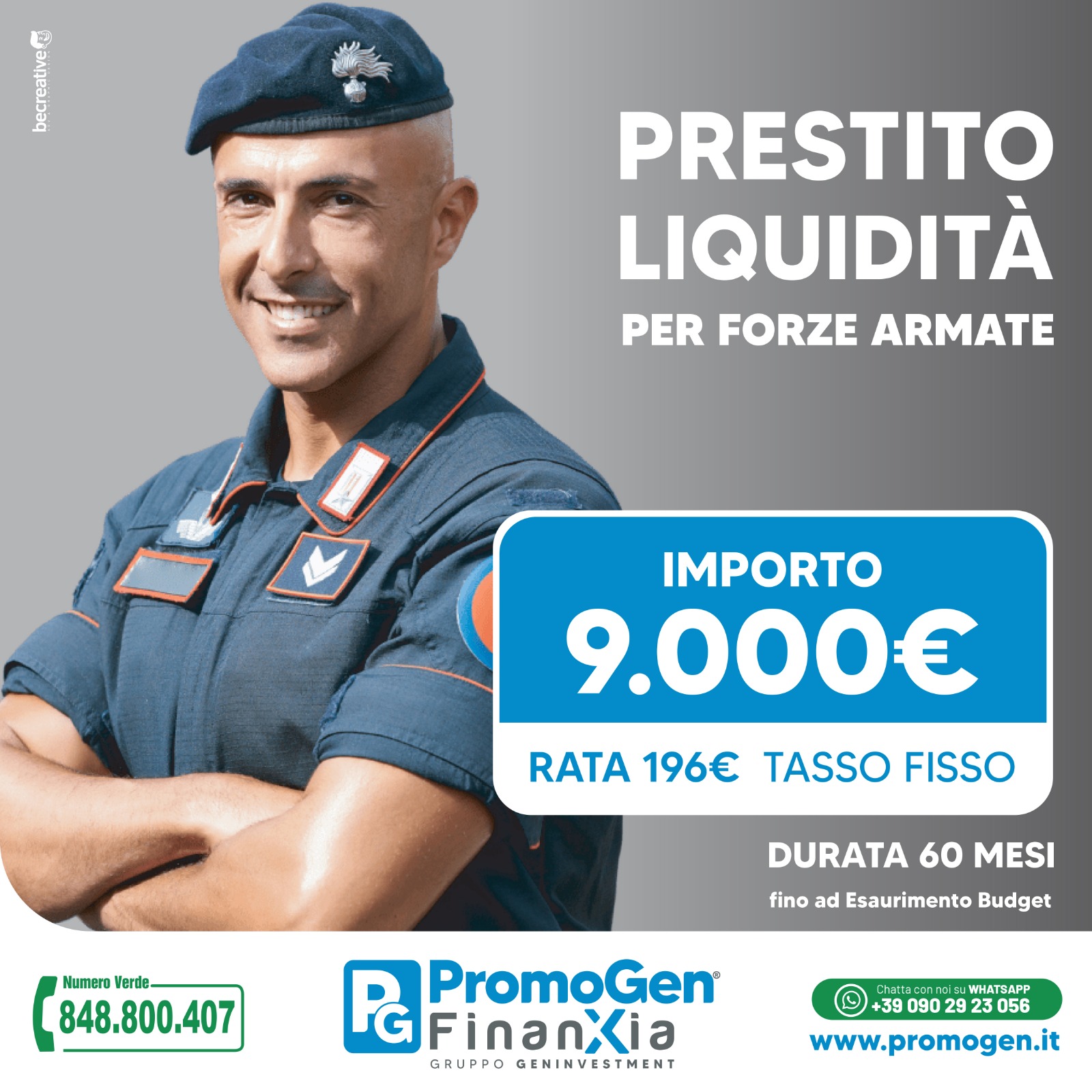 Prestiti, Finanziamenti, Cessioni del Quinto a Reggio Calabria - Promogen
